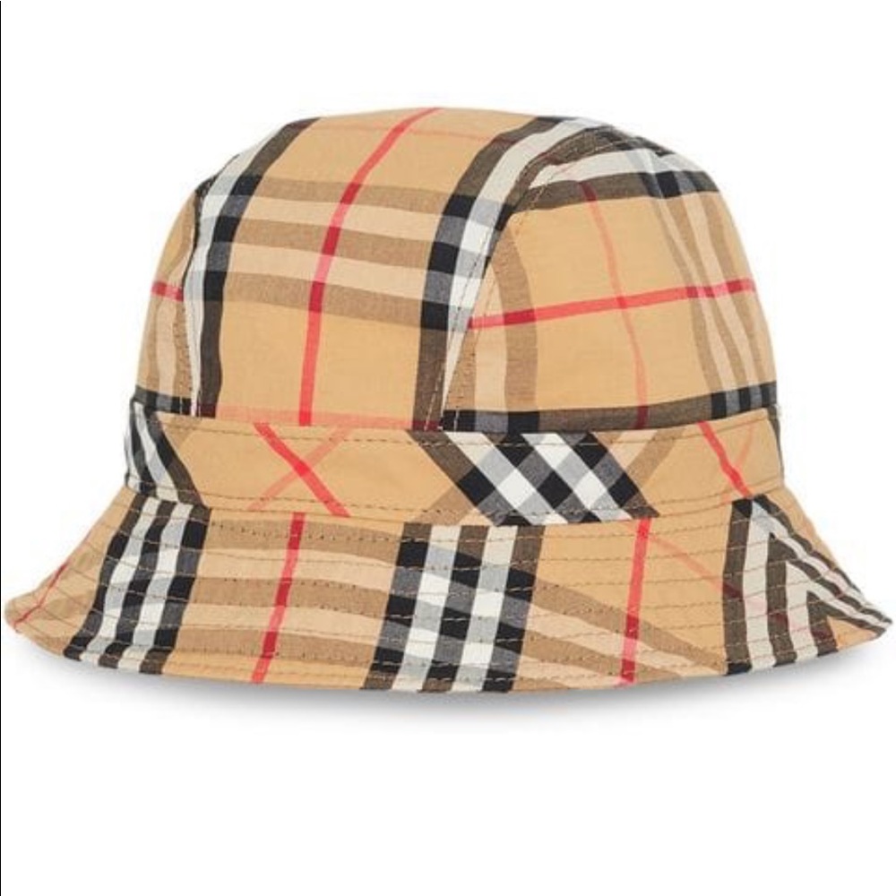 Vintage Style Burberry Bucket Hat